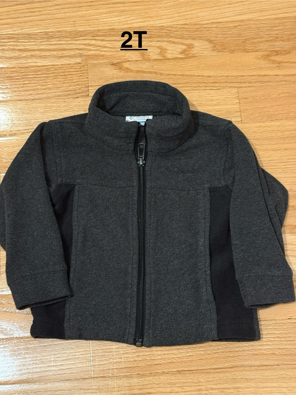 Columbia Kids' Dark Gray Fleece Jacket (2T)